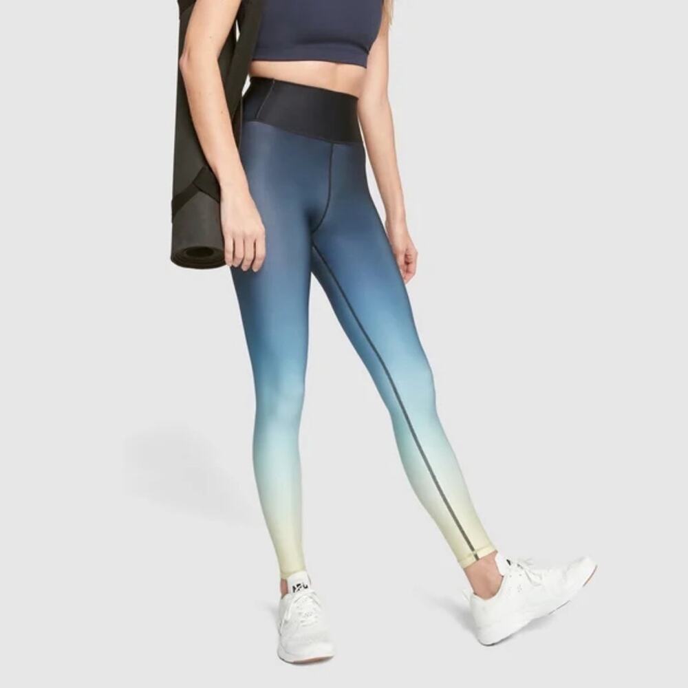 Splits59 Kinney ombré High-Waisted 7/8 Tights Leggings sz XS